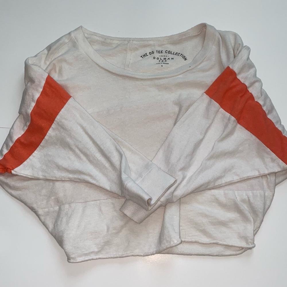 Aeropostale Long Sleeve Crop Top